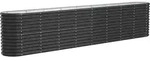 Vidaxl - Hochbeet Pulverbeschichteter Stahl 332x40x68 Cm Anthrazit