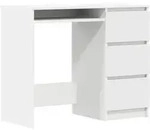 Schreibtisch Wei&szlig; 90x45x76 Cm Holzwerkstoff Vidaxl