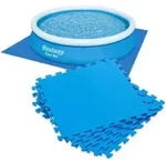 2.02 Bestway 58220 - Bodenmatte In Blau - 9 St&uuml;ck 50x50cm - Poolmatte 4mm