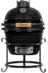 Kamado Grill Holzkohlegrill &Oslash; 32 Cm 'haiiro' Mit Grillrost Und Thermometer,...
