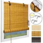 Bambusrollo Soldecor B86, 80x160cm, Bambus &ndash; Klemmfix Ohne Bohren