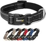 Lionto - Hundehalsband, (l) Verstellbare L&auml;nge 40-60 Cm, Schwarz