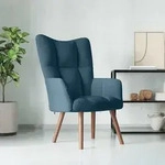 Relaxsessel Blau Samt - Vidaxl