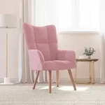 Relaxsessel Rosa Samt - Vidaxl