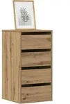 Kommode Artisan-eiche 40x41x76 Cm Holzwerkstoff - Vidaxl