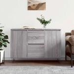 Sideboard Grau Sonoma 104x35x70 Cm Holzwerkstoff - Vidaxl