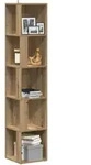 Eckregal Artisan-eiche 33x33x165 Cm Holzwerkstoff - Vidaxl