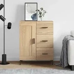 Sideboard Sonoma-eiche 69,5x34x90 Cm Holzwerkstoff Vidaxl