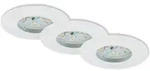Briloner - Led Einbauleuchten Einbaulampe 3er Set Ip44 400 Lumen 5w Wei&szlig; &Oslash;7,5 Cm