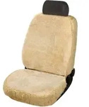 Walser Autositzbezug Lammfell Monette Beige Mit Zipp It System 1-teilig Sitzbezug