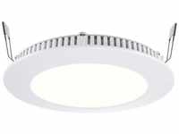 Schlichte led Deckeneinbauleuchte Ø145mm weiß 2700K - white - Deko-light