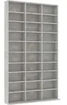 Cd-schrank Betongrau 102x16x177,5 Cm Holzwerkstoff - Vidaxl