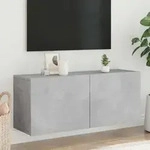Vidaxl - Tv-wandschrank Betongrau 100x30x41 Cm