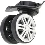 2er-pack Rollen Mit Doppelrollenlager &ndash; 360-grad-schwenkr&auml;der F&uuml;r Trolley, Koffer