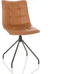 Besucherstuhl / Dining Stuhl Tarviso Pu Braun Hjh Office