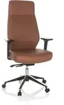 B&uuml;rostuhl / Chefsessel Vitoro Eco Kunstleder Braun Hjh Office