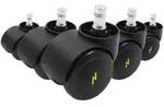 5x Hartbodenrollen Rolo Esd 10mm / 50mm (5er Pack) Elektrisch Leitf&auml;hig Hjh...