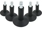 5x Bodengleiter Stand Gro&szlig; No. 12 Stift 11mm / 65 Mm Standf&uuml;&szlig;e (5er Pack) Hjh
