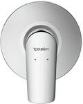 Duravit No.1 Brausemischer, Unterputz, Mit Grundk&ouml;rper, Rund, 1