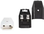 900.004 Eurokupplung Kunststoff 230 V Schwarz Ip20 - Bachmann