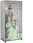 Kleiderschrank 75&times;45&times;160 Cm New York Stoff Vidaxl