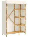 Kleiderschrank 110x45x170 Cm Bambus - Vidaxl