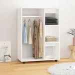 Vidaxl - Kleiderschrank Wei&szlig; 80x40x110 Cm Holzwerkstoff