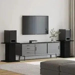 Lautsprecherst&auml;nder 2 Pcs Schwarze Eiche 30 X 30 X 40 Cm Vidaxl