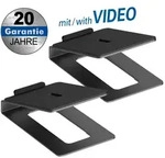 My Wall Hs33-1l - Speaker Stand De Desktop (2 St&uuml;ck, Mit Antivibrationsmatte, Winkel