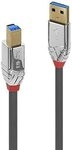 Lindy Usb-kabel Usb 3.2 Gen1 Usb-a Stecker, Usb-b Stecker 2.00 M Grau 36662