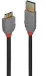 Lindy Usb-kabel Usb 3.2 Gen1 (usb 3.0 / Usb 3.1 Gen1) Usb-a Stecker, Usb-micro-b 3.0