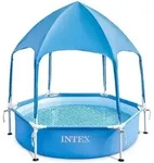 Intex Frame Pool 183 X 38 Cm Kinderpool Mit Sonnendach
