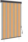 Au&szlig;enrollo 120 X 250 Cm Gelb Und Blau Vidaxl