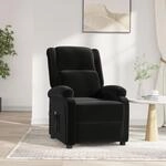 Relaxsessel Elektrisch Schwarz Samt Vidaxl