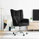 Relaxsessel Schwarz Samt - Vidaxl