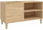 Plattenschrank Sonoma-eiche 84,5x38x48 Cm Holzwerkstoff Vidaxl