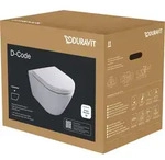 Duravit D-code Wc-set, Durafix, Rimless , Inklusive Wc-sitz, Wei&szlig;