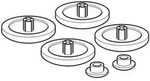 598094000 Sitzdeckelpuffer F&uuml;r Wc-sitze - Geberit