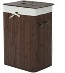 W&auml;schekorb Schmal Mit Deckel 72l W&auml;schesammler Mit Griff, Herausnehmbarer