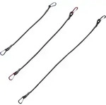 Gep&auml;ckspannerset 3-teilig L&auml;nge 60, 80, 100 Cm Mit Karabinerhaken