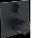 Living - Thermostatische Badewannenarmatur- Unterputz, Thermo-cool, Schwarz Matt