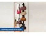 Maximex Taschengarderobe, F&uuml;r 8 Taschen, Schwarz, Polyamid Schwarz, Kunststoff