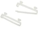 Schlaufengleiter 5 Cm, Wei&szlig;, 10 St&uuml;ck Vorhangschienen - Gardinia