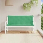 Gartenbank-auflagen 2 Stk. Gr&uuml;n 150x50x7 Cm Oxford-gewebe Vidaxl