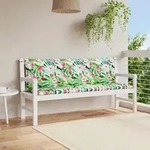 Gartenbank-auflagen 2 Stk. Mehrfarbig 150x50x7 Cm Stoff Vidaxl