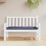 Gartenbank-auflage Marineblau 120x50x7 Cm Oxford-gewebe Vidaxl