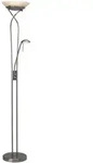 Brilliant - Lampe Ollie Led Deckenfluter Lesearm Eisen/wei&szlig; 1x 18w Led Integriert