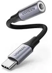 Ugreen Usb C Auf Aux 35 Mm Adapterkabel Weiblich 10 Cm - Space Grau