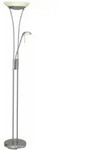 Lampe Finn Led Deckenfluter Lesearm Eisen/wei&szlig; 1x 18w Led Integriert (smd), (1600lm,