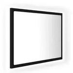 Led-badspiegel Schwarz 60x8,5x37 Cm Acryl Vidaxl